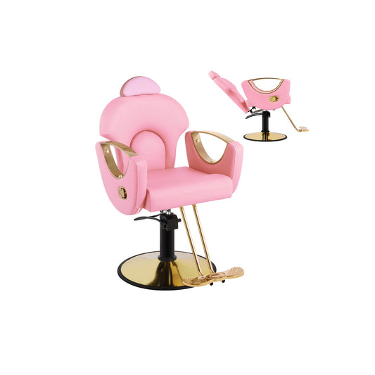 💗Blush in Style: Elevate Your Space with the MIMWOW Pink Salon Chair!💗